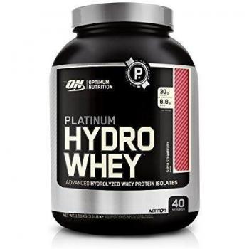 Optimum Nutrition Platinum HydroWhey Suplemento para Deportistas, Sabor de Fresa