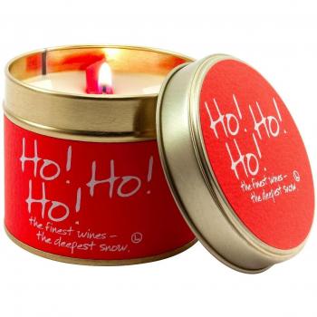 Christmas Lily Flame Tin Candle