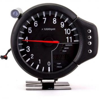 Dragon 127mm Car Gauge with RPM, Water Temp, and Oil Pressure Functions