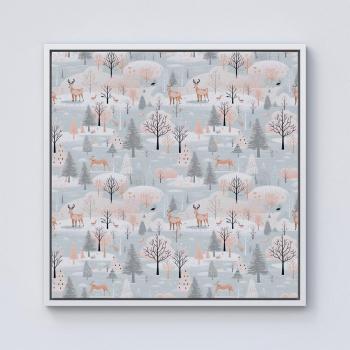 Blue Winter Wonderland Holiday Canvas – 101.6 cm