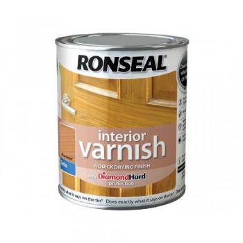 Ronseal Interior Satin Quick Dry Varnish Pear Wood 250ml