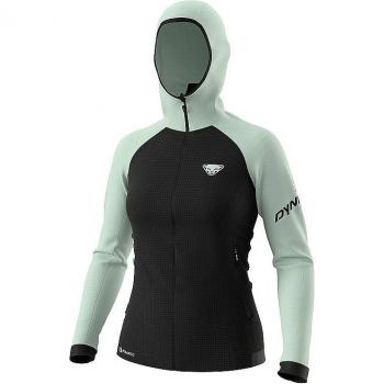 Dynafit Speed Polartec Damen Fleecejacke schwarz/grün-weiß