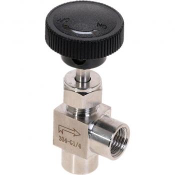 Right Angle Needle Valve SS304 Stainless Steel BSP Female Thread for Fluids