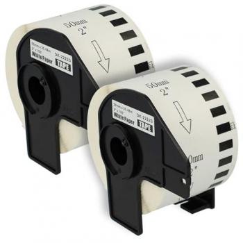 50mm x 30.48m Label Roll Duo with Holder for Brother pt QL-810W