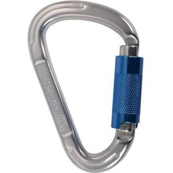 Aluminum Carabiner 25KN with Automatic Lock for Yoga Hammock and Camping