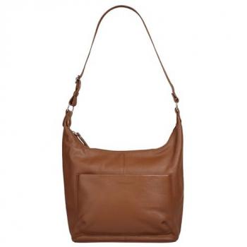Braun glänzender Shopper von Bruno Banani