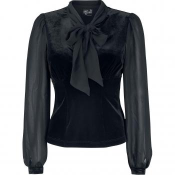 Hell Bunny Gabriella Top Bluse schwarz