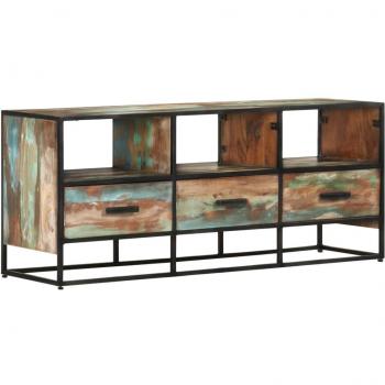 Altholz-TV-Regal 110x30x45 cm – klassischer Massivholzlook