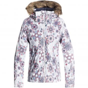 Roxy Jet Ski – Chaqueta de invierno para niña, Color Blanco Claro, talla 2XL