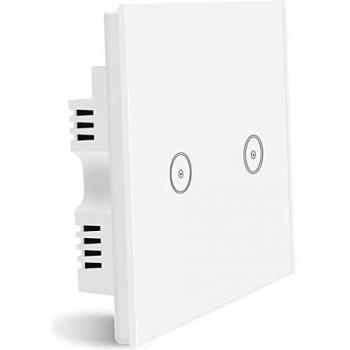 Alexa Compatible WiFi Light Switch 2 Gang
