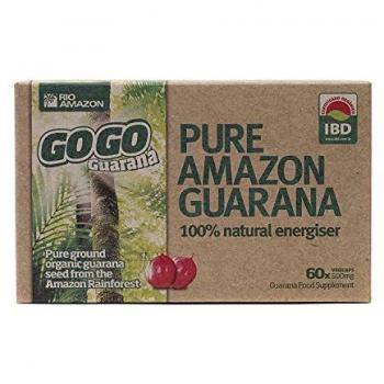 Rio Amazon Pure Guarana 60 Vegicaps, 500 mg per capsule
