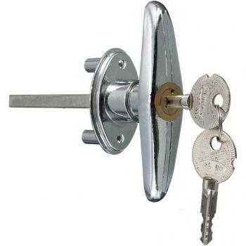 Cerradura liberadora para puerta de garaje