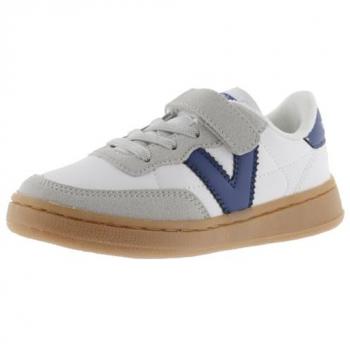 Baskets Victoria Oslo – Effet Cuir Été Bleu