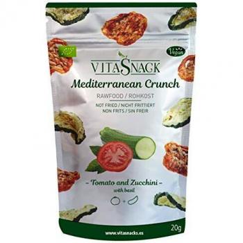Mediterraner VitaSnack Crunch – Bio-Tomaten, Zucchini, Basilikum (20 g)