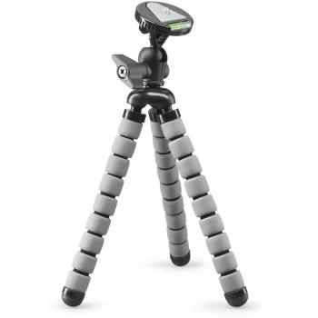 Cullmann Alpha 655 Trépied Flexible 25 cm avec Rotule Gris