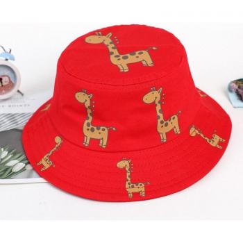Summer Giraffe Print Cap