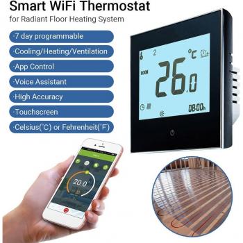 KKMOON Touchscreen Thermostat for Radiant Floor Heating