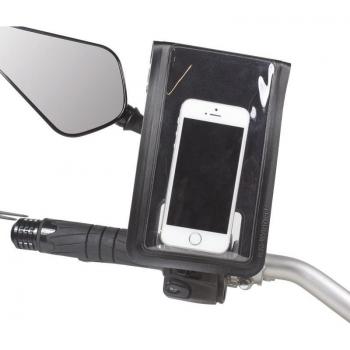 Support de téléphone moto rétroviseur avec chargeur Chaft