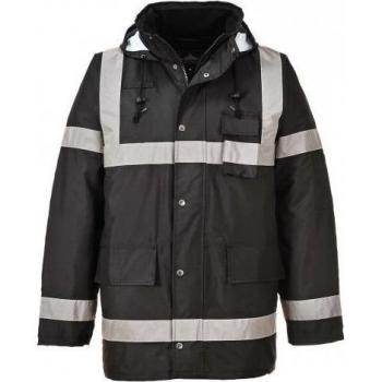 Portwest Iona Lite Traffic Coat (M) Black
