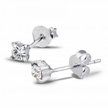 Elli Chic – Basic Kristalle Ohrringe, 925 Sterling Silber