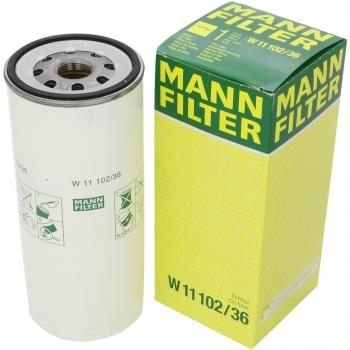 MANN-FILTER Filtro olio W 11 102/36