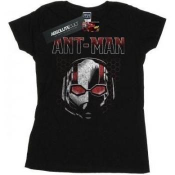 Li-Cense Marvel Dames T-shirt: Ant-Man & The Wasp Scott Mask Hexagon Katoen