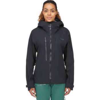 UK 8 Rab Khroma Kinetic WTP Women's Waterproof Ski/Board Jacket – Black
