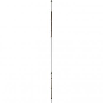 Karman Leda 1-Bulb Floor Hanging Light in Bronze