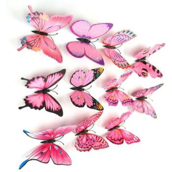 Set de Mariposas Decorativas: 12 Imanes de Nevera