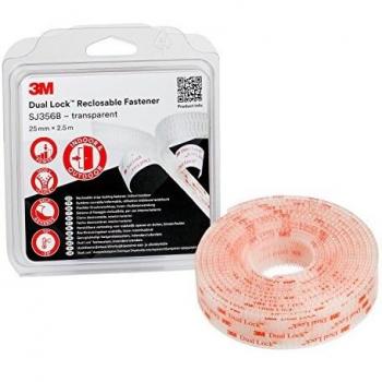3M Dual Lock Stick-On Fastener 2.5m x 25mm