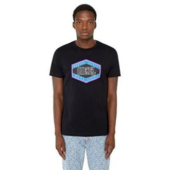 Heren T-shirt A06497-70GRAI met korte mouwen zwart