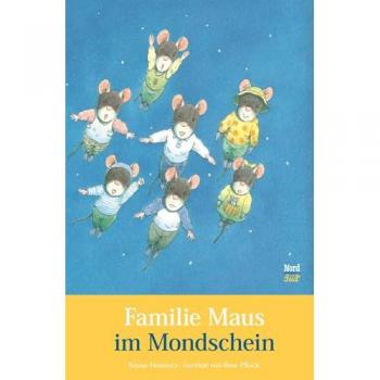 Familie Maus im Mondschein