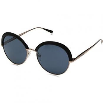 Max Mara Damen MM ILDE II 9A 1UV 57 Sonnenbrille, Schwarz (Mtbk Gdcoppr/Bluette)