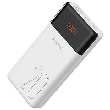 Batterie de secours Romoss 20000 mAh – Powerbank USB‑C 18 W avec 3 ports sortants et entrants