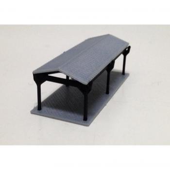 Outland Z Scale 1:220 Mini Shed for Autos/Goods