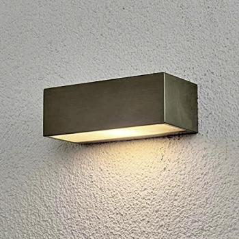 Edgeless Edelstahl Außenleuchte „Leonora“ – 1 Flamme, E27