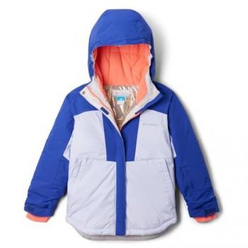 Columbia Mighty Mogul III Waterproof Ski Jacket for Kids Snowdrift Blue Size 8