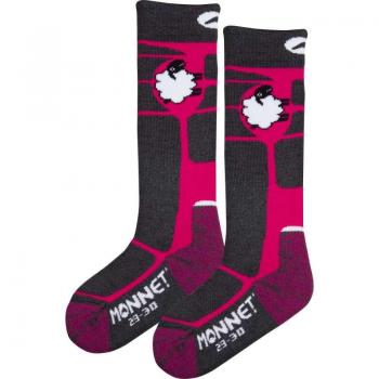 Chaussettes en laine pour petits Monnet WOOLY KIDS Rose