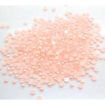 300-10000 Pcs Light Pink Flatback Pearl Beads for Decoration