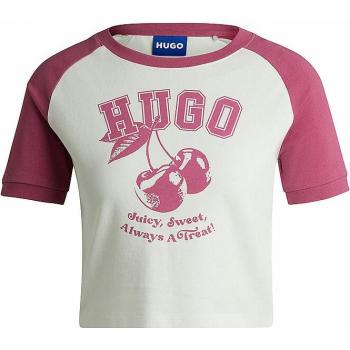 Hugo Boss Damen T-Shirt Dana Rosa Größe L