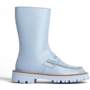 CAMPERLAB Eki Smooth Leather Blue Boots for Men (Size 45/11)