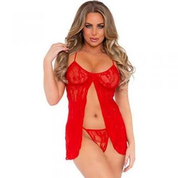 Leg Avenue Nuisette Babydoll Rouge