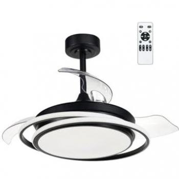Ventilador de techo Antila Mini LED Negro 45W 4000 lm