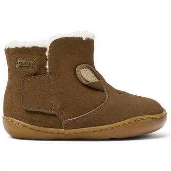 Camper Botines de Piel Peu Cami Twins marrón