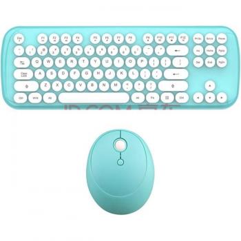Mofii Candy X Round Chocolate Button 2.4GHz Keyboard and Mouse Set