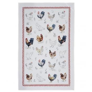 Farm Birds Animal Print Cotton Towel