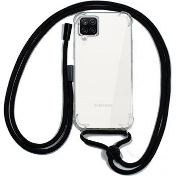 Carcasa COOL para Samsung Galaxy A12 con Cordón Negro