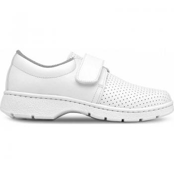 CALZAMEDI ZAPATOS BLANCOS MICROPERFORADOS PARA TRABAJO