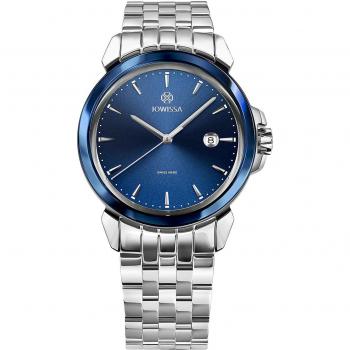 Jowissa LeWy 42mm Herren Quarzuhr mit Edelstahlarmband und 5ATM Wasserdichtigkeit