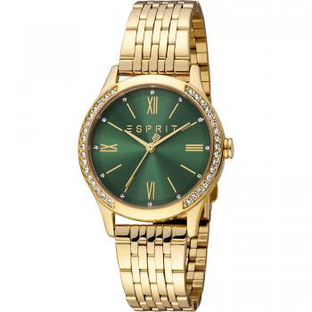 Reloj Esprit Anny One Size Paleta Verde y Oro